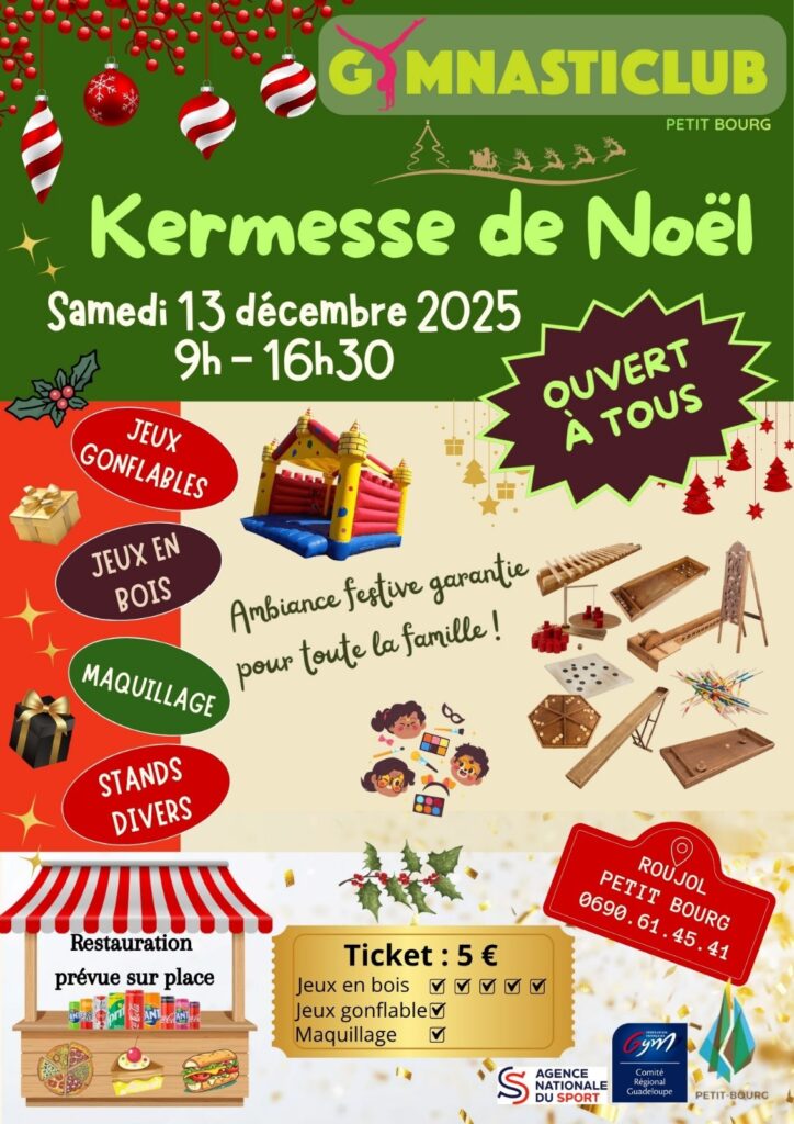 Kermesse Noël Gymnasticlub 13 décembre